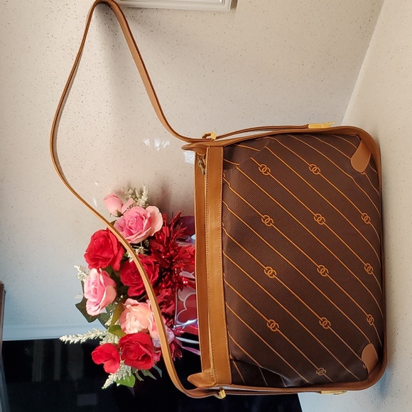 RARE GUCCI Canvas-Leather crossbody bag - Picture 2 of 11